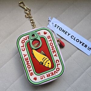 Stoney Clover Sardine Change Purse Pouch Key Chain Charm